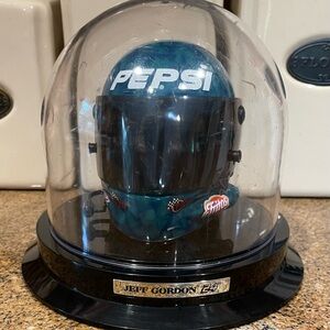 Jeff Gordon 1:3 Scale Pepsi Helmet RCCA 1999 - Pepsi Racing Helmet Display
